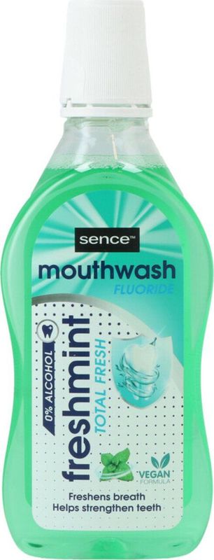 12x Sence Fresh Mondwater Freshmint 500 ml