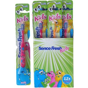 12x Sence Tandenborstels Fresh Kids Soft