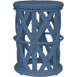 Kidsdepot krukje Clu-Clu rotan webbing Blue