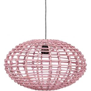 Hanglamp Kidsdepot Pumpkin Rotan Pink 45 cm