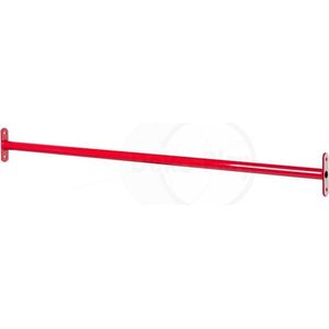 Déko-Play duikelstang rood gecoat lengte 125cm