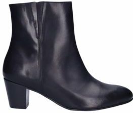 JJ Footwear - Dudley - Enkellaars - Zwart - Nappa Leer - Uitneembaar Voetbed