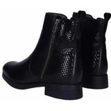 JJ Footwear - Nebraska - Enkellaars - Zwart - Leer