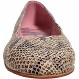 JJ Footwear - Dubrovnik - Ballerina - Beige - Leer - Rubberzool - Uitneembaar Voetbed