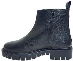 Custom Made - Calau - Enkellaars - Zwart - Leer - Uitneembaar Voetbed