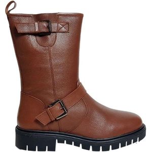 Custom Made - Ulm - Enkellaars - RoodBruin - Leer