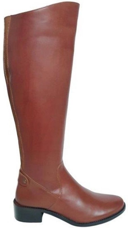 JJ - Botta - Dameslaars - Cognac - Hoog - Wijdte 30 cm