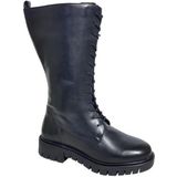 Custom Made - Dorfen - Knielaarzen - Zwart - Leer