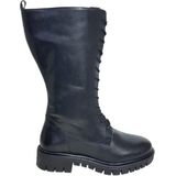 Custom Made - Dorfen - Knielaarzen - Zwart - Leer