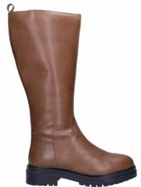 Dameslaars JJ Footwear Battle Cognac Kuitmaat XL-Schoenmaat 36