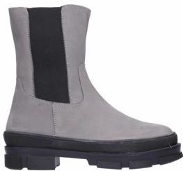 JJ Footwear - Rockdale - Enkellaars - Grijs - Nubuck Leer - Verwisselbaar Voetbed