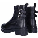 JJ Footwear - Ashford - Enkellaars - Zwart - Leer - Verwisselbaar Voetbed