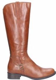 JJ Footwear - Sydney - Dameslaars - Cognac - Kuitwijdte XXL - Verwisselbaar Voetbed