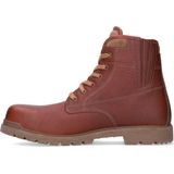 FootFellas - Liam - Veiligheidsschoen - Rood Bruin - Volnerf Rundleder