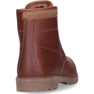 FootFellas - Liam - Veiligheidsschoen - Rood Bruin - Volnerf Rundleder