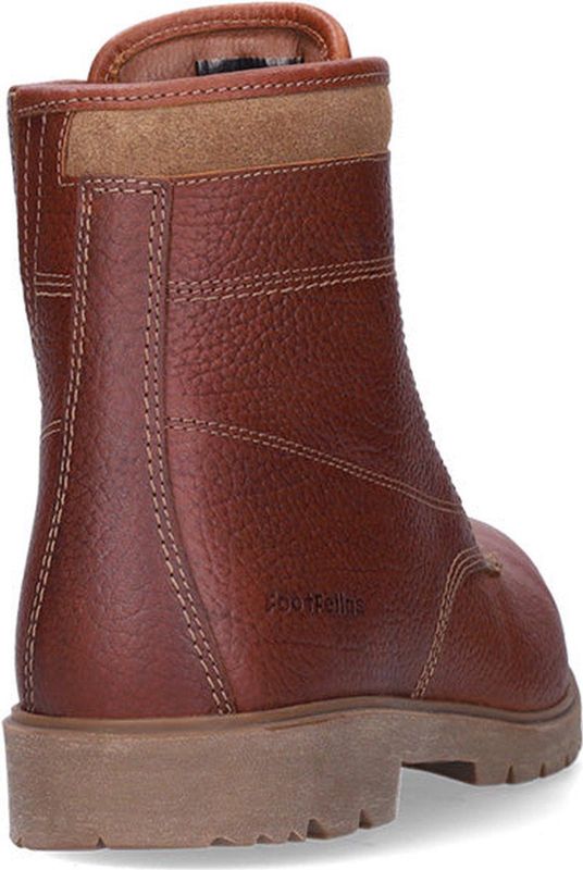 FootFellas - Liam - Veiligheidsschoen - Rood Bruin - Volnerf Rundleder