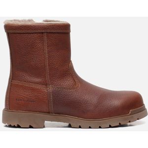 FootFellas - Alvar - Veiligheidsschoen - Rood Bruin - Volnerf Rundsleder