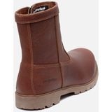 FootFellas - Morrow - Veiligheidsschoen - Waterdicht - Rood Bruin - Volnerf Rundsleder