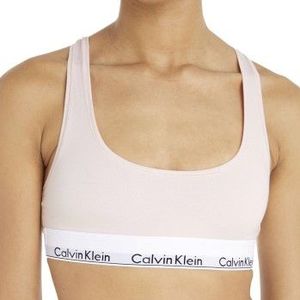 Calvin Klein dames Modern Cotton bralette top, ongevoerd, licht roze