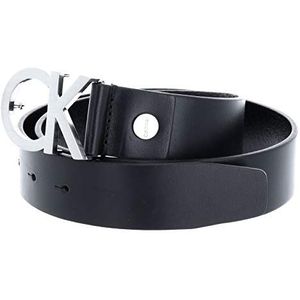 Calvin Klein CK Logo Riem Leer black 80 cm