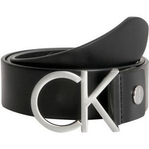 Calvin Klein Ck Adj.logo damesriem 3,5 cm (1 stuk), zwart.