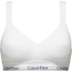 Calvin Klein Modern Cotton Bralette met cup Dames Wit