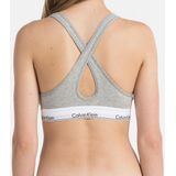 Calvin Klein Modern Cotton Bralette met cup Dames Grijs
