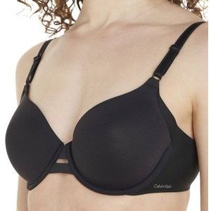 Calvin Klein - Invisibles - T-shirt bh - Zwart - Voorgevormde Cups