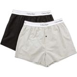 Calvin Klein boxershort 2 pack H NB1396A BHY grijs/zwart