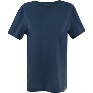 Tommy Hilfiger - Basic T-shirt - Donkerblauw - Katoen