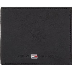 Tommy Hilfiger JOHNSON MINI CC WALLET portemonnee, zwart (BLACK 002), 11 x 7 x 3 cm