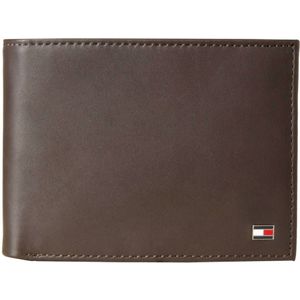 Tommy Hilfiger Eton portemonnee leer 12,5 cm brown