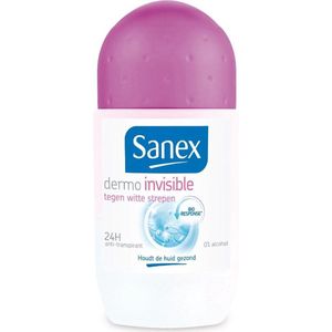 Sanex Dermo Invisible Anti White Marks Anti-Transpirant Deodorant Roller 50 ml