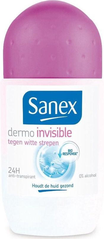 Sanex - Dermo Invisible - Deodorant - 6x50ml - Alcoholvrij