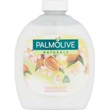 6x Palmolive Handzeep Naturals Melk & Amandel Navulling 300 ml