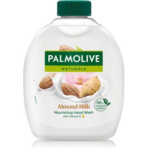 6x Palmolive Handzeep Naturals Melk & Amandel Navulling 300 ml