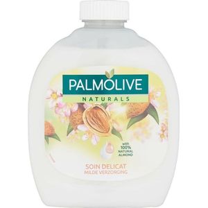 6x Palmolive Handzeep Naturals Melk & Amandel Navulling 300 ml