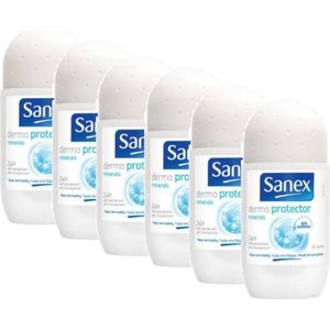 6x Sanex deoroller Dermo Protector (50 ml)