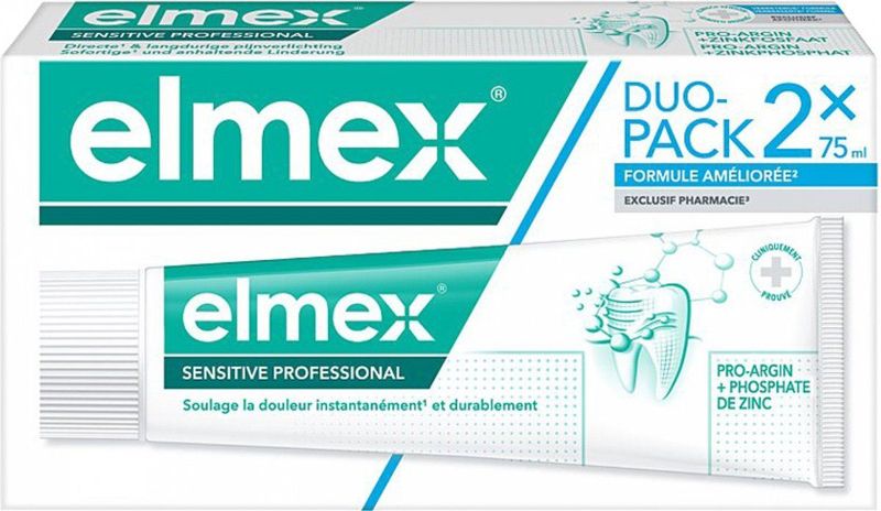 elmex - Sensitive Professional - Tandpasta - Gevoelige Tanden - 2x75ml