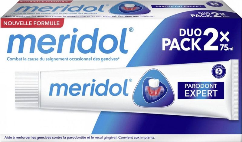 Meridol Parodont Expert Tandpasta Set van 2 x 75 ml
