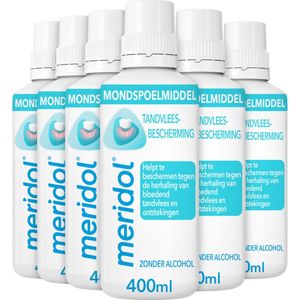 6x Meridol Tandvlees Mondspoeling 400 ml