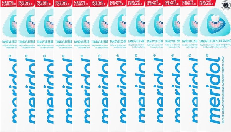 Meridol Tandvlees Tandpasta - Voordeelverpakking 12 x 75 ml