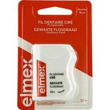 Elmex - Tandzijde - Gewaxte Draad - 50 m - Nylon - Met Aminfluoride
