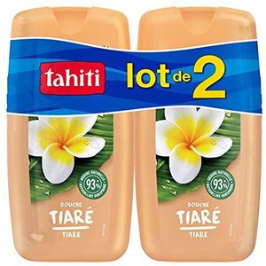 TAHITI - Tahiti Tiaré Sensuele douchegel - pH-neutraal - respecteert de natuurlijke huidbeschermingsbarrière - Set van 2 flessen van 250 ml