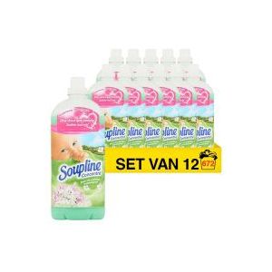 Soupline Wasverzachter Lentebloesem (12 flessen - 672 wasbeurten)