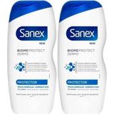 Sanex Douchegel Biome Protect Dermo Protector Normal Skin Duo Pack 2 x 500 ml