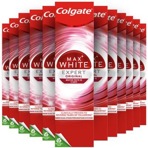 12x Colgate Tanpasta Max White Expert Original 75 ml