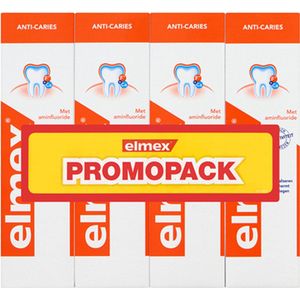 Elmex Tandpasta Voordeelverpakking Anti-Caries (4x75ml)