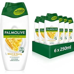 Palmolive Douchegel Naturals Honing & Melk 6 x 250 ml - crèmedouche met extracten van honing en melk