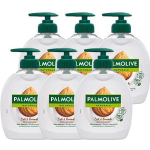 Palmolive Naturals Melk & Amandel Handzeep - 6 x 300ml - voordeelverpakking